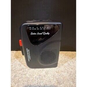 Better Sound Quality AM/FM Radio Cassette Recorder Player T201 New